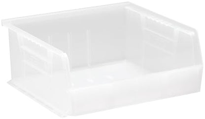 HE HUDSON EXCHANGE 11" x 11" x 5" (3 Pack) Plastic Stackable Storage Bin, Clear - color: Clear, size: 3 Pack