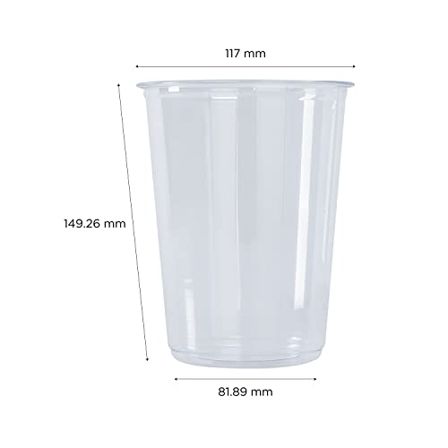 Karat 32oz PET Round Deli Container (117mm), FP-DC32-PET - 500 ct - size: 32oz