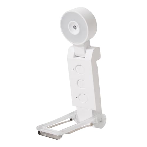 Book Light,USB Rechargeable Clip-On Reading Light,30 Adjustable Modes,Eye-Caring,Flashlight with Timer, Perfect for Book Lovers/Travel(White, Round) - color: White, size: Round