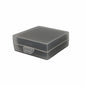 Soap Container, Shower Square Bar Holder Fit Handmade Soap, Travel Soap Case (Transparent) - color: Transparent