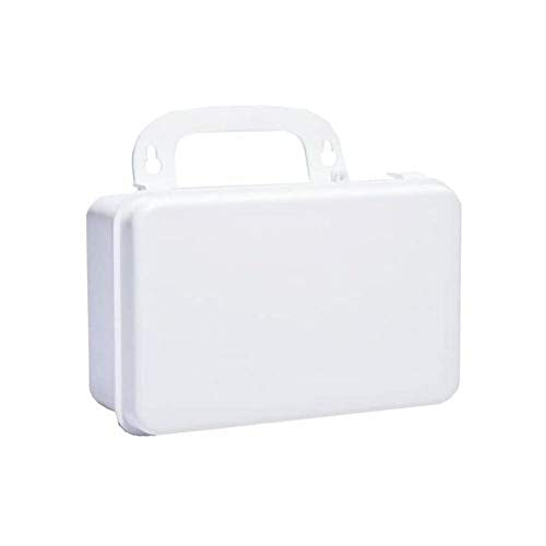 Kemp USA 10 Capacity Unit Plastic First Aid Kit Box with Weather-Resistant Gasket Empty Mountable Medical Storage Case Durable Living Hinge & Secure Clasps (Small) - size: Small