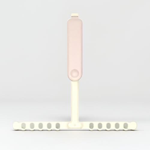 Portable Foldable Drying Rack for Air Conditioner Vent, No-Drill Hanging Laundry Rack, Anti-Slip, Lightweight, Rust Resistant, Space Saving, for Dorm, Travel, Small Spaces (Pink) - color: Pink