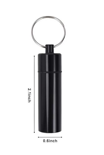 3 Pack Leak-Proof Bottle Portable Pepper Shaker Waterproof Aluminum Container for Outdoor Camping Trips Travel