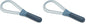 Joseph Joseph Twist Whisk 2-In-1 Collapsible Balloon and Flat Whisk Silicone Coated Steel Wire, Sky Blue (Pack of 2) - color: Blue (Pack of 2)
