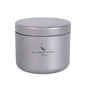 Boundless Voyage Titanium Small Tin Can Box Canister Tea Tins Coffee Tins Food Storage Container for Tea,Coffee, Herb, Candy, Chocolate, Sugar, Spices, Beans - color: Ti3200D-35ml-1pcs