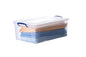 Superio Clear Storage Box with Lid, 22 Quart Plastic Container Bins for Organizing, Stackable Crate, Storage Bin Organizer for Home, Office, School, and College - size: 19" x 12.5" x 7.25"