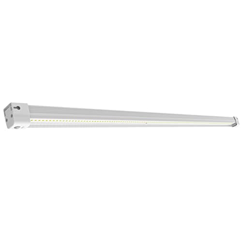 Feit Electric 4ft Rechargeable LED Shop Light, Motion Sensor, 4000K Cool White, Magnetic & Flush Mount, Utility Light for Garage & Workshop, 25Wh Battery (Up to 3 Hrs), SHOP4/840/25/MOT/BAT - size: 4FT., style: 25 Watt-Hours