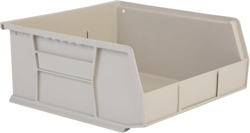 HE HUDSON EXCHANGE 11" x 11" x 5" (3 Pack) Plastic Stackable Storage Bin, Stone - color: Stone, size: 3 Pack