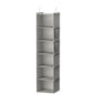 YOUDENOVA Hanging Closet Organizer and Storage, 6-Shelf Closet Hanging Storage Shelves, Light Grey - color: Light Grey