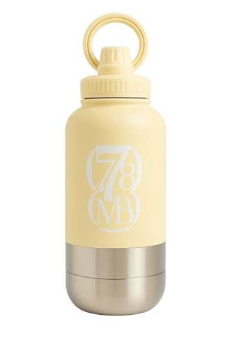 3-in-1 Dog Water Bottles with Food & Water Bowls – Insulated Stainless Steel 32oz Travel Bottle for Walking, Hiking & Outdoor Adventures (Black) - color: Black