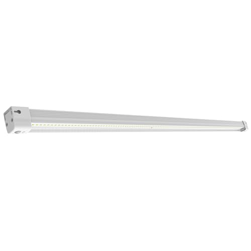 Feit Electric 4ft Rechargeable LED Shop Light, 7.5W, Motion Sensor, Magnetic & Flush Mount, 4000K Cool White, 1000 Lumens, No-Humming Utility Light for Garage & Workshop, SHOP4/840/100/MOTBAT - size: 4FT., style: 100 Watt-Hours
