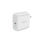 Amazon Basics 65W One-Port GaN USB-C Wall Charger with Power Delivery PD, Foldable Plug, Portable, Fast Charging for Laptops, Tablets & Phones, Non-PPS, White - color: White, style: 65W (1 USB-C)