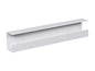 Monoprice Under Desk Cable Tray - Steel with Power Supply and Wire Management - Workstream Collection White