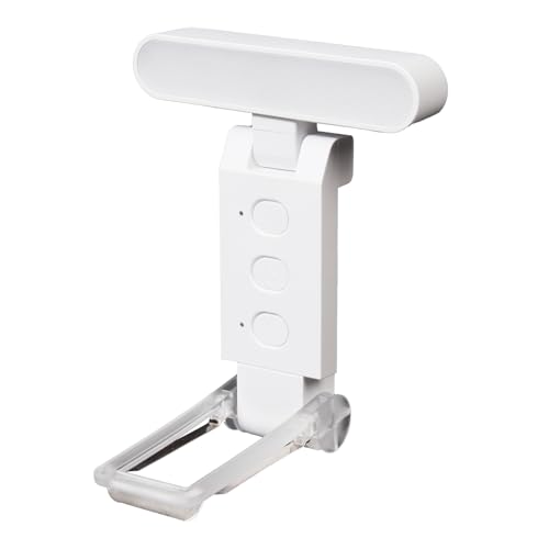 Book Light,USB Rechargeable Clip-On Reading Light,30 Adjustable Modes,Eye-Caring with Timer,Perfect for Book Lovers/Travel (White, Rectangle) - color: White, size: Rectangle