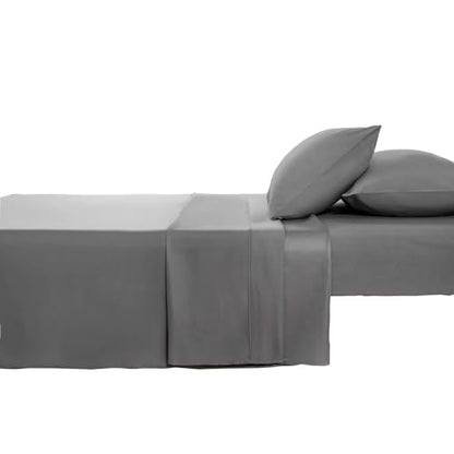 Kingnex Sofa Bed Sheets Queen for Sleeper Sofa Bed with 4-6 Deep Pocket Soft Double Brushed 1800 Microfiber 4 Piece Bedding Set (60"x74"x6") Grey - color: Grey, size: Sleeper Sofa Queen