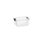 Superio Mini Storage Container Plastic Crayon Box Art Supplies and Sewing Case Stackable Clear Small Organizer for Beads, Stationery, Chalk, and Food, 1.05 Quart - size: 1.05 Quarts
