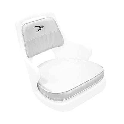 Wise 8WD015-2-710 Standard Pilot Chair Cushion Set,White