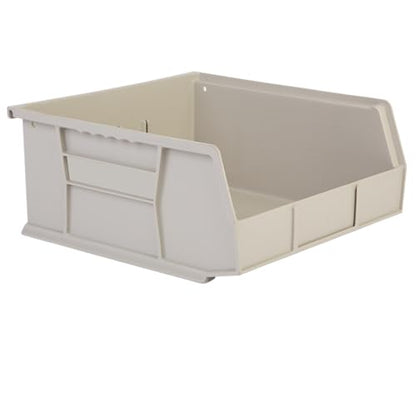HE HUDSON EXCHANGE 11" x 11" x 5" Plastic Stackable Storage Bin, Stone - color: Stone, size: 1 Pack