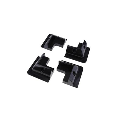 Spartan Power ABS Drill Free Solar Panel Mount 4 Piece (Black) Great for RV's, Vans, Trailers, Buses, Skoolies, Boats - color: Black