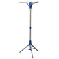 Household Essentials 5009-1 Collapsible Portable Indoor Tripod Clothes Drying Rack for Hanging Laundry | Silver and Blue Medium - size: Medium