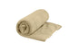 Sea to Summit Tek Towel, Plush Camping and Travel Towel - color: Desert Brown, style: Large