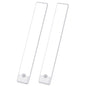 Motion Sensor Under Cabinet Lights, Magnetic Rechargeable Under Counter Closet Light, Wireless Night Light Bar Stick-On, 2-Pack, Cool White - color: Cool White, size: 12 inch