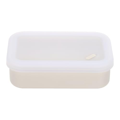 PATIKIL Leakproof Travel Soap Case, Silicone Travel Soap Container with Draining Layer Portable Bar Soap Holder for Bathroom Camping Gym, Translucent White - color: Translucent White