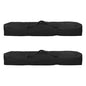 HARFINGTON 2pcs Camping Chair Replacement Bag 59.1" x 7.9" Folding Chair Carry Bag Oxford Cloth Storage Tent Bagging with Handle Strap for Travel Outdoor Camping Sports, Black - size: 59.1" x 7.9"