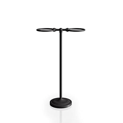 BGL Hand Towel Holder Stand for Bathroom, Hand Towel Stand for Bathroom Counter, Free Standing Towel Racks for Bathroom with Weighted Base,Matte Black - color: Matte Black