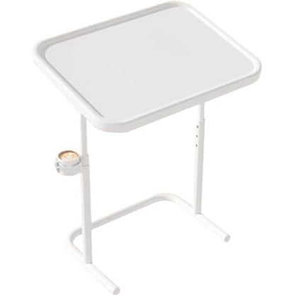 RV Folding Table, Foldable Dinette Table with Adjustable Height, for Home RV Conversion Vehicles, Outdoor Camping Picnic(White) - color: White
