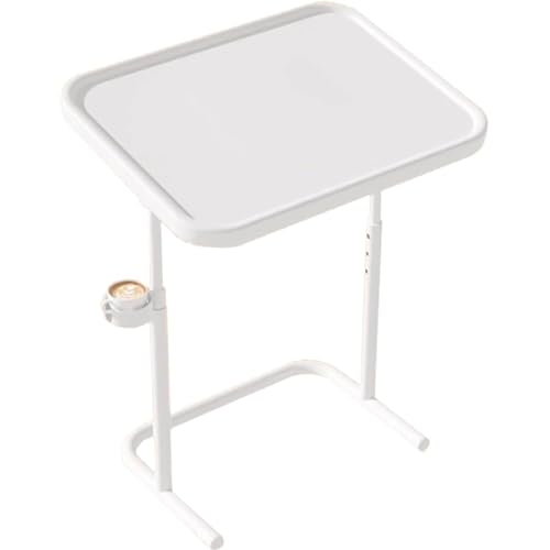 RV Folding Table, Foldable Dinette Table with Adjustable Height, for Home RV Conversion Vehicles, Outdoor Camping Picnic(White) - color: White