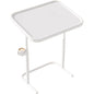 RV Folding Table, Foldable Dinette Table with Adjustable Height, for Home RV Conversion Vehicles, Outdoor Camping Picnic(White) - color: White