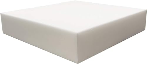 FoamRush 5" x 30" x 30" Upholstery Foam High Density Firm Soft Support (Chair Cushion Square Foam for Dinning Chairs, Wheelchair Seat Cushion Replacement) - color: High Density Foam, size: 5" x 30" x 30"