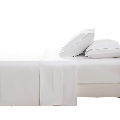Kingnex Sofa Bed Sheets Queen for Sleeper Sofa Bed with 4-6 Deep Pocket Soft Double Brushed 1800 Microfiber 4 Piece Bedding Set (60"x74"x6") White - color: White, size: Sleeper Sofa Queen