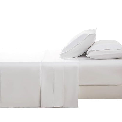 Kingnex Sofa Bed Sheets Queen for Sleeper Sofa Bed with 4-6 Deep Pocket Soft Double Brushed 1800 Microfiber 4 Piece Bedding Set (60"x74"x6") White - color: White, size: Sleeper Sofa Queen