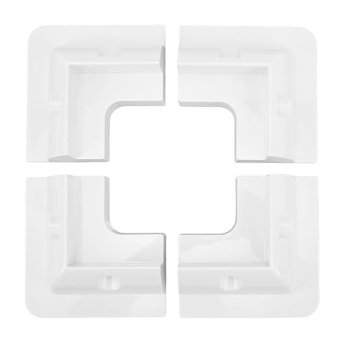 Spartan Power ABS Drill Free Solar Panel Mount 4 Piece (White) Great for RV's, Vans, Trailers, Buses, Skoolies, Boats - color: White