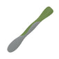 Tovolo Scoop and Spread Large Dual End Silicone Sandwich Spreader Tool with Nylon Handle, BPA Free Dishwasher Safe Silicone and Nylon Tool for Spreading and Scooping, Pesto Green and Oyster Gray - color: Pesto, size: Large