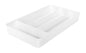 Camco 43508 Cutlery Tray - Designed for RV and Compact Kitchen Drawers - Easily Organize and Store Kitchen Flatware - White - color: White, style: Fixed