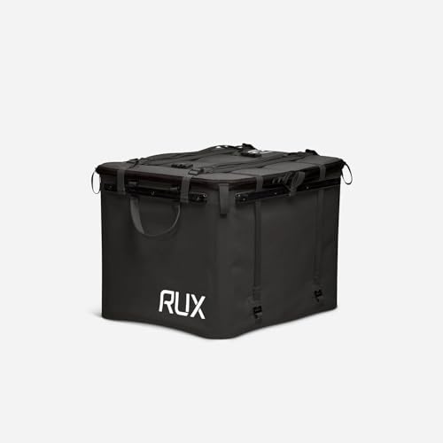 RUX 70L Collapsible Gear Box (Black) - Modular Adventure Storage Solution For Camping Storage, Overlanding, Off-road And Van Life - Weatherproof, Durable and Multifunctional - color: Black
