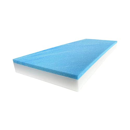 FoamRush 6" x 24" x 80" Gel Memory Foam Bench Cushion Replacement Medium Firm (Upholstery Foam, Seat Replacement, Upholstery Sheet, Foam Rubber Padding, Couch, Sofa Cushion, Mattress) Made in USA - size: 6" x 24" x 80"