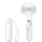 JISULIFE Portable Handheld Fan, Mini Personal 3-In-1 with Power Bank&Flashlight, 12-19 Hrs USB Rechargeable Battery Pocket Fan for Travel/Summer/Vacation/Concert, Essential Gifts for Men/Women-White - color: White