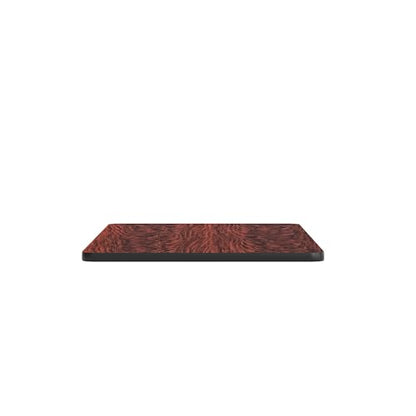 Flash Furniture Glenbrook 30'' x 48'' Rectangular Table Top with Black or Mahogany Reversible Laminate Top - color: Black/Mahogany, size: 30" x 48" Rectangular