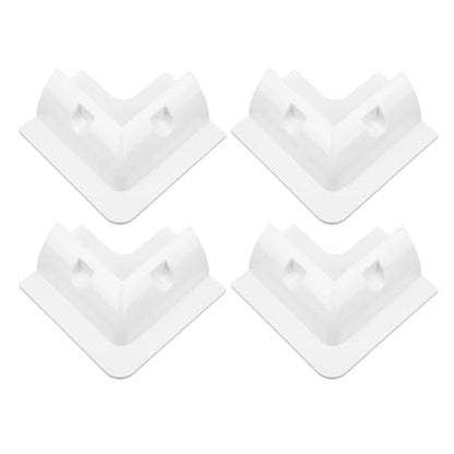 Spartan Power ABS Drill Free Solar Panel Mount 4 Piece (White) Great for RV's, Vans, Trailers, Buses, Skoolies, Boats - color: White