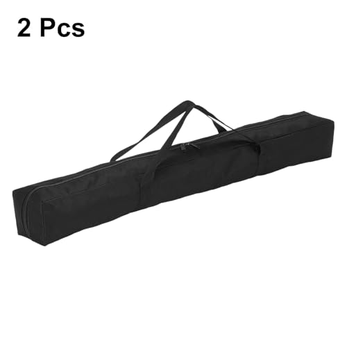 HARFINGTON 2pcs Camping Chair Replacement Bag 35.4" x 3.5" Folding Chair Carry Bag Oxford Cloth Storage Tent Bag with Handle Strap for Travel Outdoor Camping Sports, Black - size: 35.4" x 3.5"