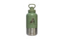 DuoPup 32oz Insulated Stainless Steel Pet Water & Food Bottle – Portable Leak-Resistant Dispenser with Two Detachable Bowls & Carrying Strap – Travel, Hiking & Outdoor Pet Hydration – LightGreen - color: Light Green
