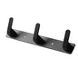 3 Hooks Matte Black Bathroom Towel Hooks Mounted Wall Adhesive Heavy Duty Farmhouse Bath Coat Stick on Rack Hat Wall Hook Sticky Black Kitchen Robe Rack Coat Hook Black 3 Hooks Rack Towel for Bathroom - color: Black, size: 9.25*1.18*1.38 inch（3hooks）