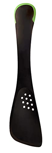 Kitchen Utensil 5 in 1 Multifunctional Nonstick Cutter, Turner, Colander, Soup Spoon, Spatula, Green