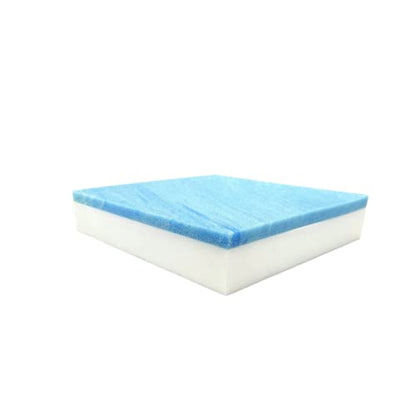 FoamRush 10" x 22" x 26" Gel Memory Foam Bench Cushion Replacement Medium Firm (Upholstery Foam, Seat Replacement, Upholstery Sheet, Foam Rubber Padding, Couch, Sofa Cushion, Mattress) Made in USA - color: Gel + High Density, size: 10" x 22" x 26"