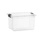 Superio Deep Storage Organizer Bin with Lid X-Deep Small Clear Storage Box with Latch for Home, Kitchen, Garage- Store, Food, Supplies, and Hair Accessories (4.75 Quart) - size: 4.75 Qt