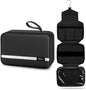 Maliton Toiletry Bag for Men & Women Travel Toiletry Bag Hanging Toiletry Bag Hygiene Bag with 4 Compartments Waterproof Bathroom Shower Bag for Traveling(Black) - color: Black